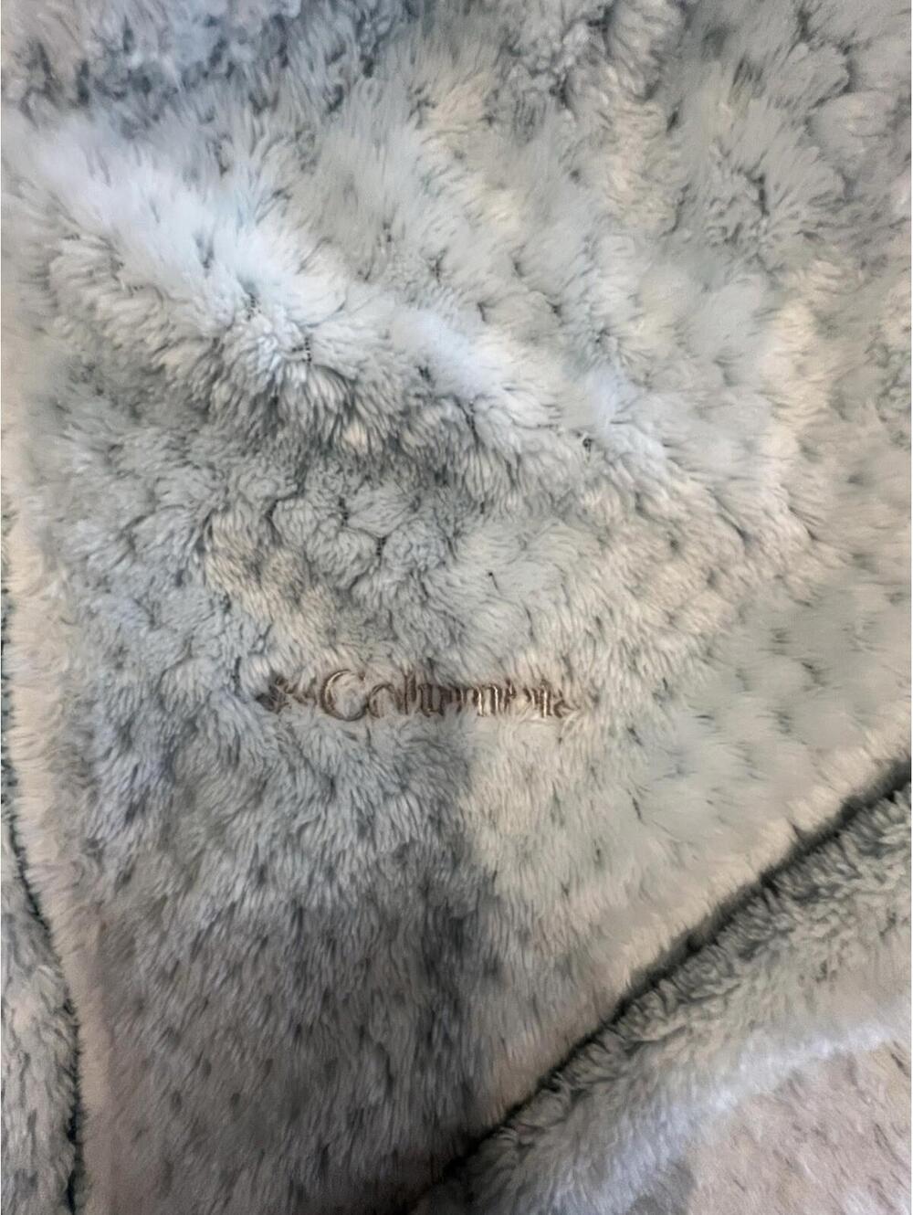 Columbia Jacket Youth Fire Side Sherpa Large 14-16  Full Zip Baby Blue - Picture 6 of 9